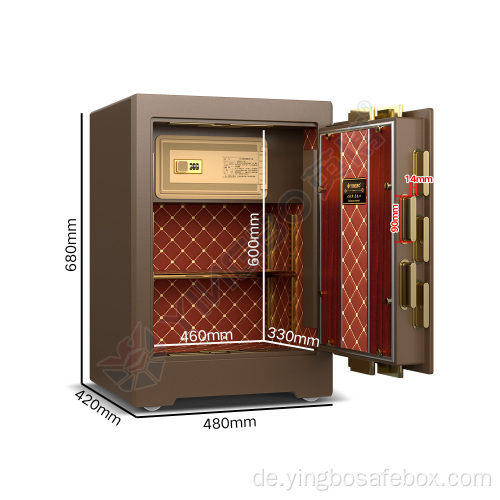 Yingbo Safes Luxus Home Fingerabdruck Lock Safe Box